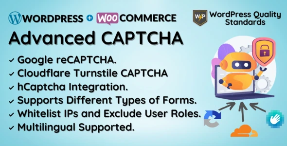 WooCommerce Advanced CAPTCHA β Google Cloudflare hCaptcha