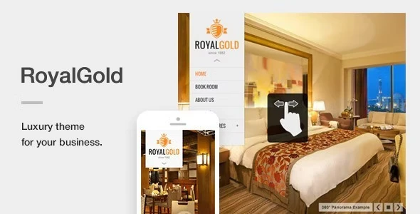 RoyalGold β A Luxury & Responsive Hotel or Resort Theme For WordPress