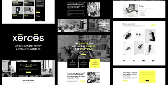 Xerces β Creative & Digital Agency Elementor Template Kit