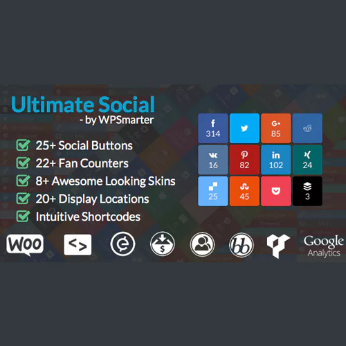 Ultimate Social β Easy Social Share Buttons and Fan Counters for WordPress