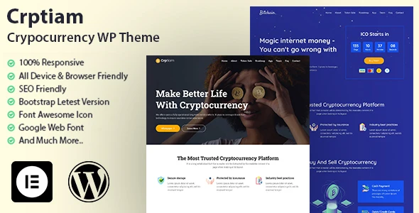 Crptiam β Cryptocurrency WordPress Theme