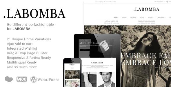 Labomba β Responsive Multipurpose WordPress Theme