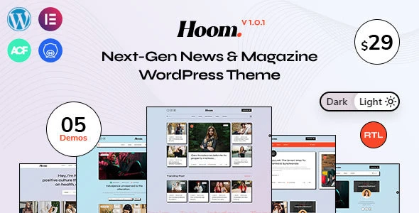 Hoom β News & Magazine WordPress Theme