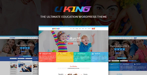 Uking β Responsive WordPress Education Theme