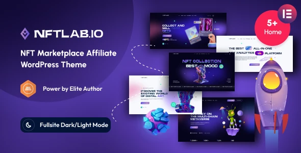 NFTLAB.IO β NFT Marketplace Affiliate Elementor WordPress Theme