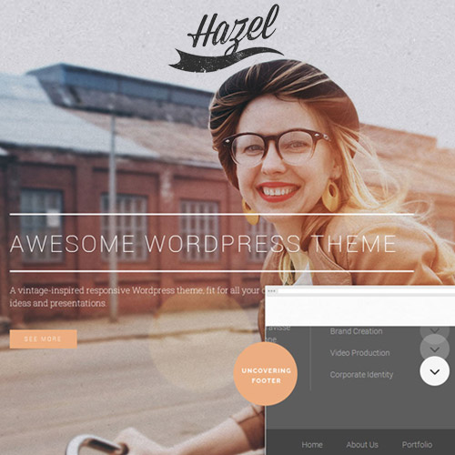 Hazel β Multi-Concept Creative WordPress Theme