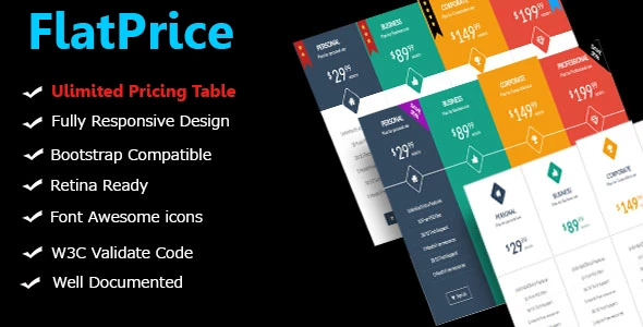 FlatPrice β WordPress Pricing Tables