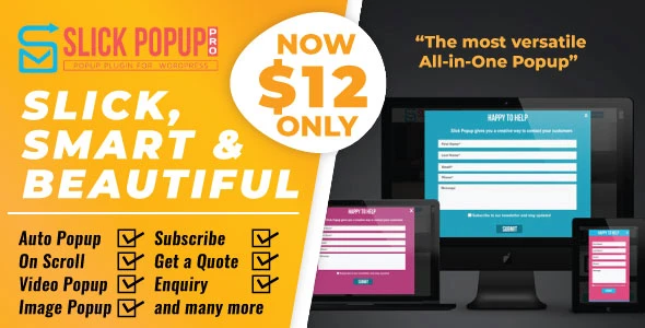 WordPress Popup Plugin β Slick Popup Pro