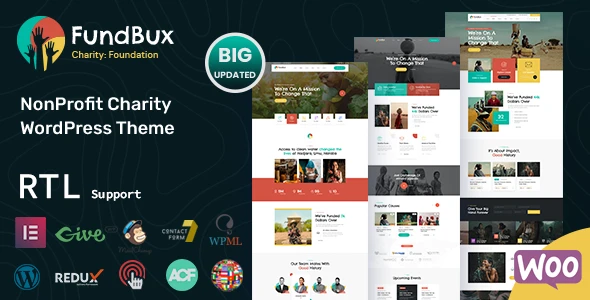 Fundbux β Charity & Fundraise WordPress Theme