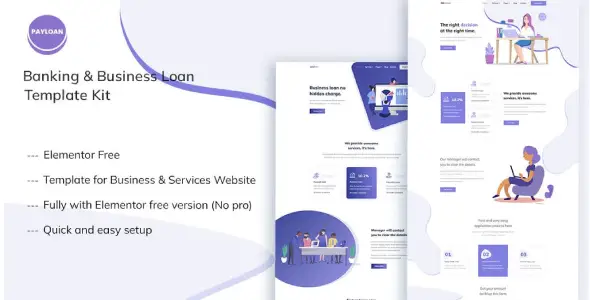 Payloan β Banking & Business Loan Elementor Template Kit