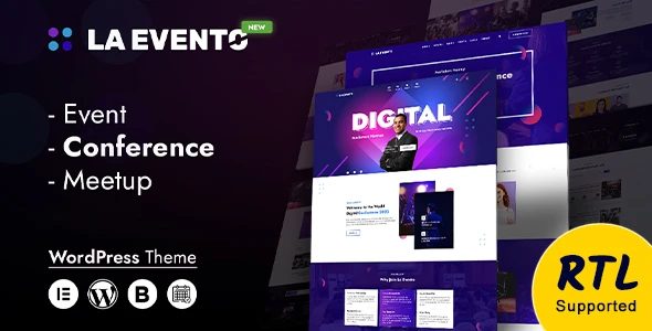 La Evento β An Organized Event WordPress Theme