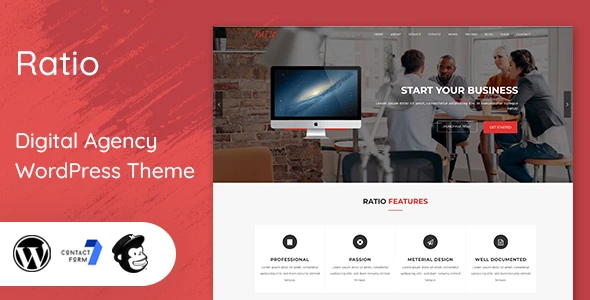 Ratio β Material Design WordPress Theme