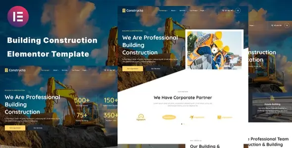 Constructa β Building & Construction Elementor Template Kit