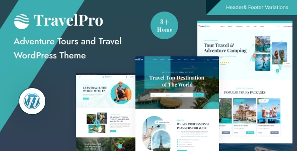 TravelPro β Adventure Tours and Travel Agency WordPress Theme