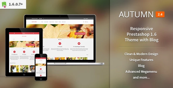 Autumn β Responsive Prestashop 1.6 Theme with Blog