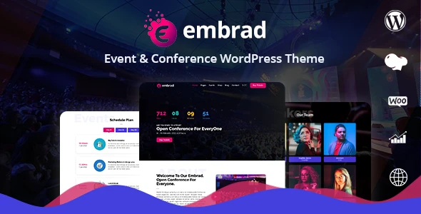 Embrad β Event & Conference WordPress Theme
