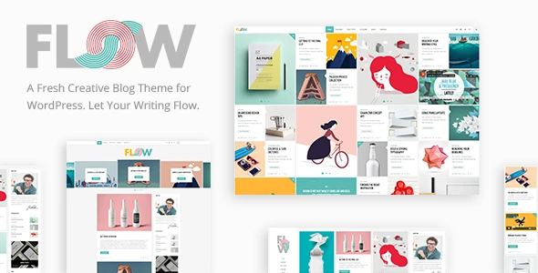 Flow β Creative Blog WordPress Theme