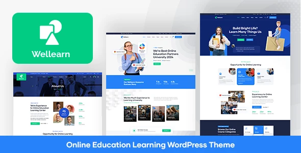 Wellearn β Online Education Learning WordPress Theme