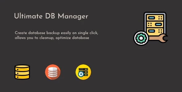 Ultimate DB Manager β WordPress Database Backup, Cleanup & Optimize Plugin