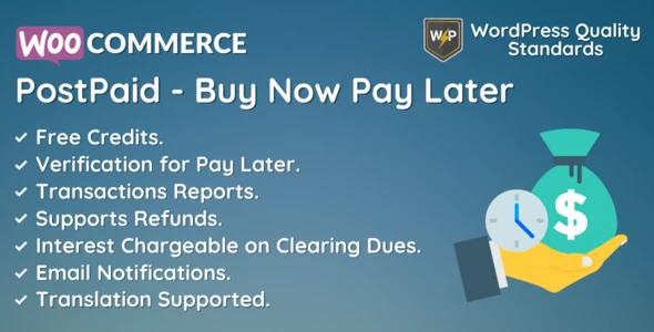 WooCommerce PostPaid β Buy Now Pay Later