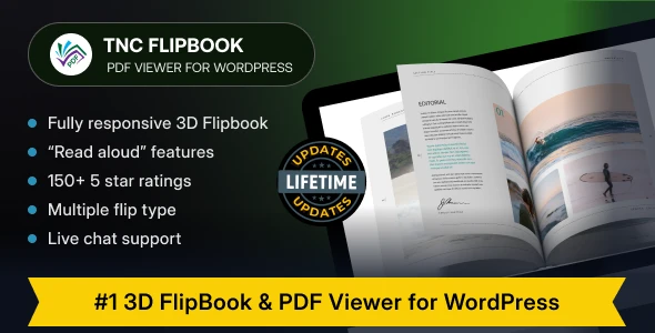 TNC FlipBook β PDF viewer for WordPress