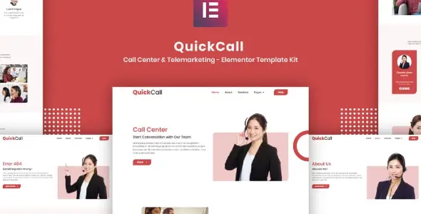 Quick Call β Call Center Elementor Template Kit
