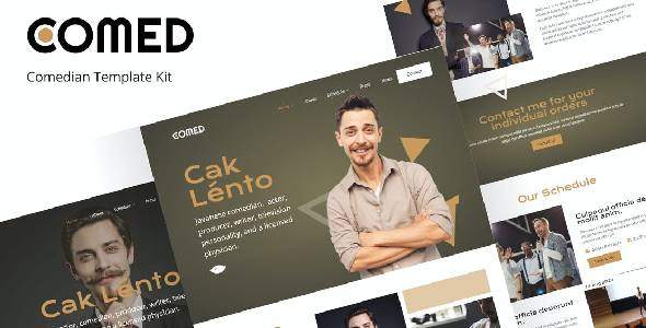 Comed β Comedian Elementor Template Kit