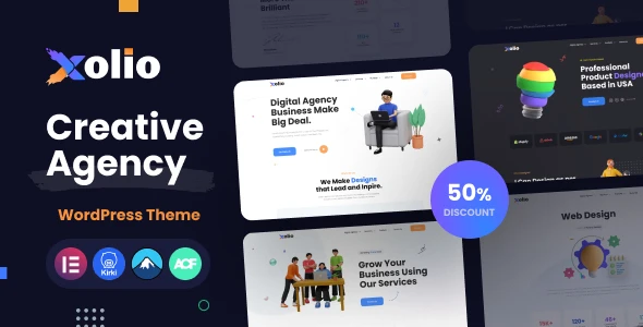 Xolio β Creative Agency & Portfolio WordPress Theme