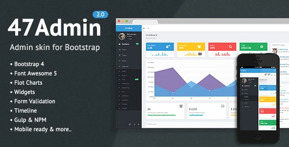 47Admin β Bootstrap Admin Skin