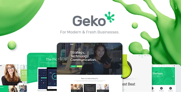 Geko β Startup WordPress Theme
