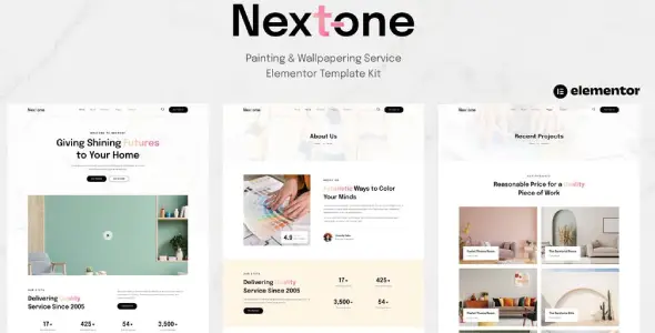 Nextone β Painting & Wallpapering Service Elementor Template Kit