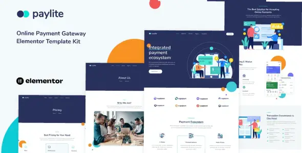 Paylite β Online Payment Gateway Elementor Template Kit