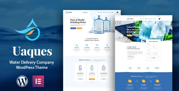 Uaques β Drinking Water Delivery WordPress Theme