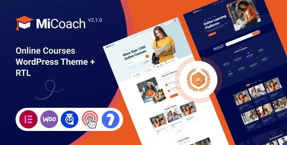 MiCoach β Online Courses WordPress Theme + RTL