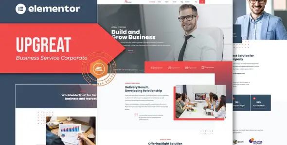 Upgreat β Business Service Corporate Elementor Template