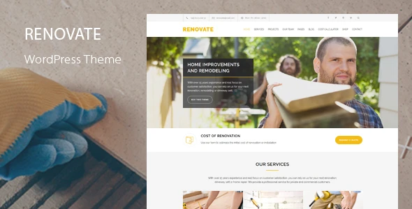Renovate β Construction WordPress Theme
