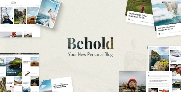 Behold β Personal Blog WordPress Theme