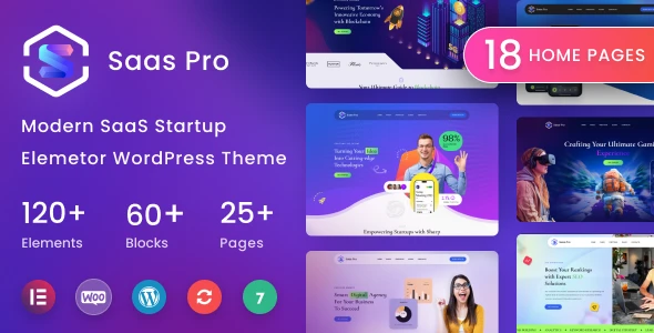 SaaSPro β Startup & SaaS WordPress Theme