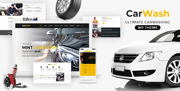 Car Wash β Auto Spa WordPress Theme